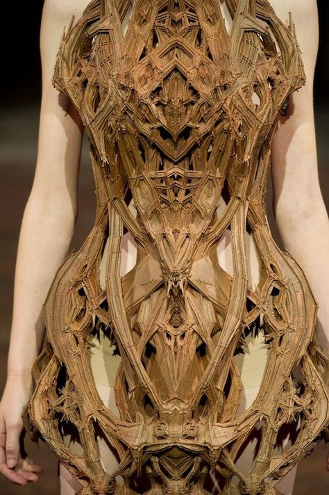 Cathedral Dress, by Iris Van Herpen Cathedral Dress, Architectural Fashion, 3d Printing Fashion, Sculptural Fashion, Iris Van Herpen, 3d Fashion, Fashion Design Dress, Design Textile, Looks Street Style