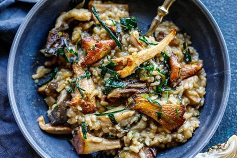 Asda Recipes, Hearty Recipes, Parmesan Risotto, Mushroom Risotto Recipes, Risotto Recipe, Veggie Delight, Valentine Dinner, Mushroom Risotto, Risotto Recipes