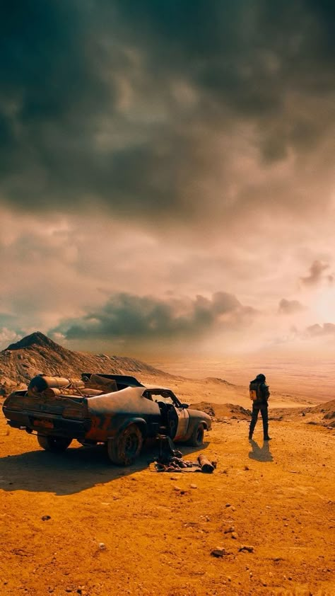 Mad Max Fury Road Cinematography, Mad Max Fury Road Aesthetic, Mad Max Fury Road Wallpaper, Mad Max Wallpaper, Madmax Fury Road, Car Desert, Road Background, The Road Warriors, Gym Wallpaper