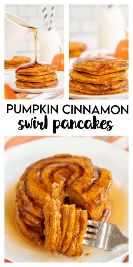 Pumpkin Cinnamon Swirl Pancakes - Made To Be A Momma Cinnamon Swirl Pancakes, Pumpkin Pancake Recipe, Vegan Wedding Cake, Spiced Drinks, Vegan Wedding, Pumpkin Pancakes, Fall Breakfast, Fall Flavors, Cinnamon Swirl