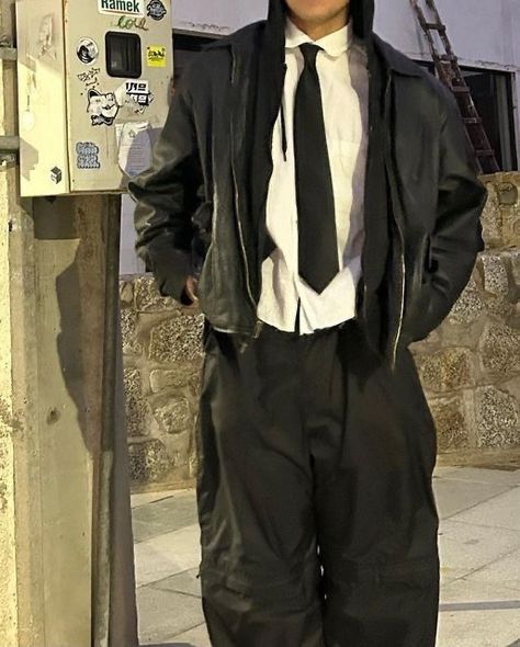 Businesscore Outfits, Tie Casual Outfit, Business Core Outfits Men, Starboy Aesthetic Outfit, Business Core, Outfit Ideas Men, Looks Hip Hop, Fits Men, Street Fashion Men Streetwear