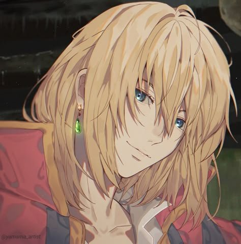 Blonde Howl Studio Ghibli, Howls Moving Castle Icons Aesthetic, Howls Moving Castle Art Fanart, Howl From Howl's Moving Castle, Sophie Howls Moving Castle Icon, Howell Moving Castle, Howl Aesthetic, Howls Moving Castle Pfp, Howl Wallpaper