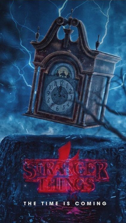 Stranger Things Clock, Demogorgon Stranger Things, Stranger Things Poster, Stranger Things Meme, Stranger Things Wallpaper, Trunk Or Treat, Mantel Clock, Season 4, Art Classes