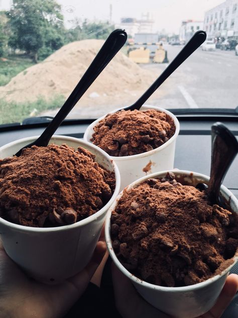 📆 28 March 2018  - ice milo kepal with bestie 💘💝💓🌻 A Food, Ice Cream, Drinks, Cream, Quick Saves