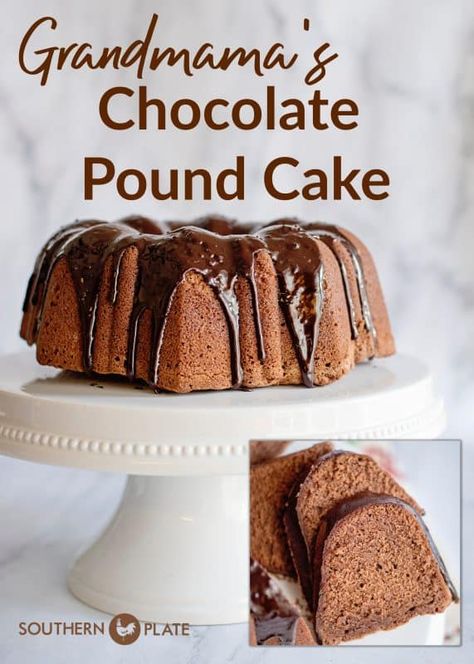 Pound Cake Mix Recipes, Chocolate Pound Cake, Chocolate Bundt Cake, Pound Cakes, Bundt Cakes Recipes, Cake Mix Recipes, Pound Cake Recipes, Fall Baking, Savoury Cake