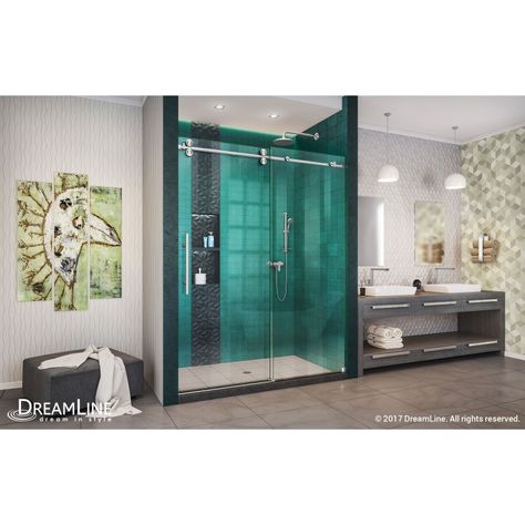 Enigma-XO Shower Door - Dreamline Steel Shower Door, Dreamline Shower Door, Steam Shower Enclosure, Dreamline Shower, Black Shower Doors, Frameless Sliding Shower Doors, Frameless Shower Door, Frameless Shower Enclosures, Shower Fixtures