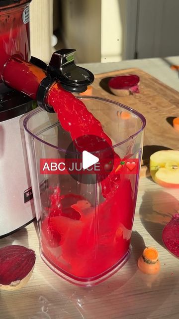 Modesto Joseph Garcia on Instagram: "ABC JUICE 🍎🥕❤️

(Save 10% on this juicer & find my recipe Ebook by clicking the link in my bio)

ABC juice is often known as a miracle juice due to its delicious flavor, high nutrient content & many health benefits ⚡️ This juice is great for improving skin health, improving immune function & helping to increase iron levels within the body! Simple nutrient dense juice recipes exactly like this one changed my life! Would you try this juice? ❤️

Ingredients:
4 gala apples
1 beet root
1lb carrots

#growyourown #abcjuice #beetjuice #miraclejuice #juicerecipe #freshjuice #lowiron #anemia #glowingskin #skin #antioxidants #nutrients #vitamins #immuneboost #nutritious #juicingforhealth #healthiswealth #healthandwellness #growyourownfood #growyourownlives #frui Abc Juice Recipe, Apple Juice Benefits, Increase Iron Levels, Breville Juicer, Miracle Juice, Abc Juice, Increase Iron, Boo Thang, Beet Root