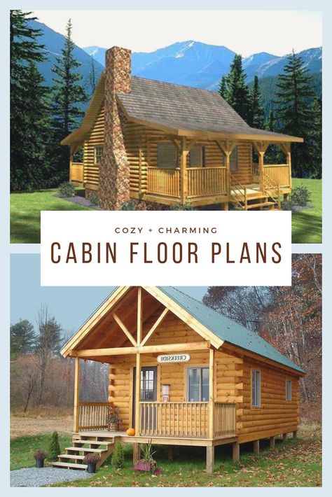 Cabin Floor Plans With Loft 4 Bedroom, Modern Log Cabin Floor Plans, Simple Cabin Layout, Camp Layout Floor Plans, Log Cabin Home Designs, Small Cabin Plans With Loft Forest, One Room Cabin With Loft, Unique Cabin Floor Plans, Cabin Plans With Loft Open Floor