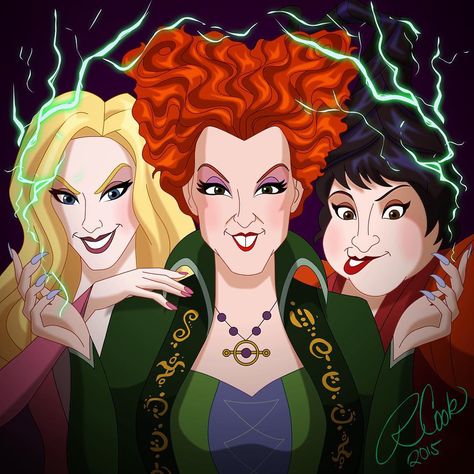 Robby Cook on Instagram: “Save the best for last. The Sanderson Sisters from Hocus Pocus. #disney #hocuspocus #halloween #bettemidler #kathynajimy…” Sanderson Sister Art, The Sanderson Sisters Drawing, Hermanas Sanderson, Hocus Pocus Disney, Helloween Wallpaper, The Sanderson Sisters, Hocus Pocus Witches, Cartoon Cookie, Halloween Hocus Pocus