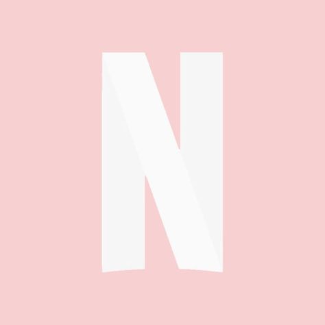 Pink Netflix Icon, Netflix Icon, Pastel Pink, Pastel, Pink