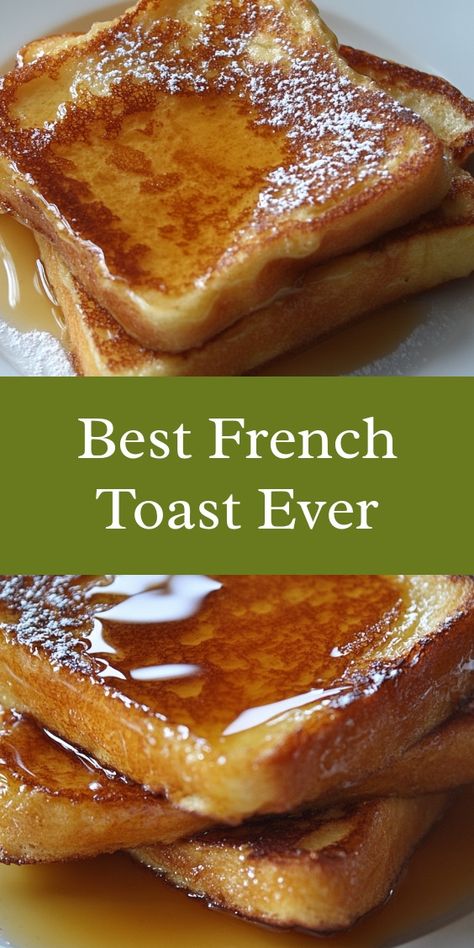 As I whisk the eggs and cinnamon, laughter fills the kitchen with my kids eagerly waiting. The scent of vanilla wafts through the air, bringing back memories of Sunday mornings with my partner, sharing joy and warmth with each golden slice. French Toast Simple, The Best French Toast Recipe, Best French Toast Recipe Easy, How To Make French Toast Easy, French Toast Recipe Brioche Bread, French Toast Recipe For 2, How To Make French Toast, Texas French Toast Recipe, Best Bread For French Toast