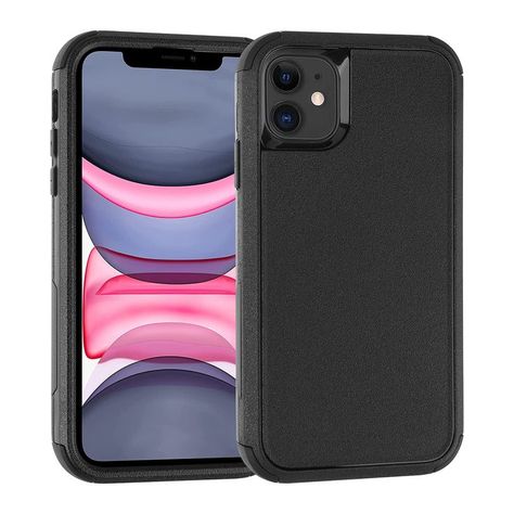 Joylifeboard Case Compatible with iPhone 11 Case,Heavy Duty Protection Phone Case,iPhone 11 Phone Case,Shockproof Full Body Protective Durable Phone Cover for iPhone 11,Black Iphone 11 Phone, Iphone Watch, Iphone Obsession, Phone Case For Iphone 11, Iphone 11 Case, Case For Iphone 11, Black Phone Case, Cover For Iphone, Silicone Cover