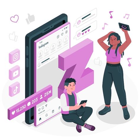 Generation Gap, Music Software, Generation Z, Isometric Illustration, Concept Illustration, Revenue Streams, Online Friends, Web Graphic Design, We Are A Team