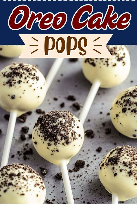 Cake Pops For Beginners, Easy Oreo Cake Pops, Easy Chocolate Cake Pops, Oreo Cookie Cake Pops, Oreo Themed Party Birthday Ideas, Brownie Cake Pops Recipe, Dairy Free Cake Pops, Cake Pop Flavor Ideas, New Years Cake Pops