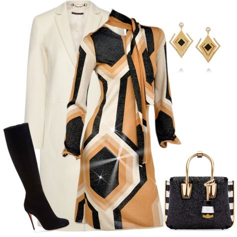 outfit 3246 by natalyag on Polyvore featuring Tom Ford, Gucci, Christian Louboutin, MCM, Kilian, women's clothing, women's fashion, women, female and woman Tom Ford For Gucci, Tom Ford Dress, Gucci Outfit, Tom Ford Gucci, Gucci Dresses, Gucci Dress, Gucci Outfits, Geometric Print Dress, Designer Evening Dresses