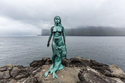 Mermaid History, Faroe Island, Woman Statue, Breathing Underwater, Young Farmers, Ireland Scotland, Seal Pup, First Humans, Mountain Top