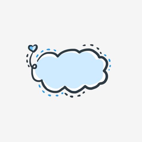 Text Box Ideas, Cloud Border, Line Png, Chat Bubble, Border Decoration, Aesthetic Png, Cloud Stickers, Lace Background, Office Background