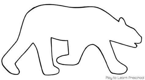 Preschool Arctic Animals, Art Projects Preschool, Polar Animals Preschool, Polar Bear Paint, Play To Learn Preschool, Jamie White, Bear Template, Polar Bear Art, Preschool Art Projects