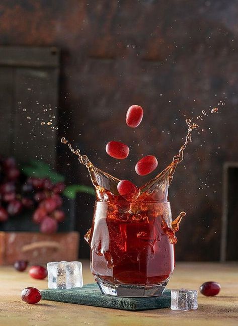 Splash Photography Ideas, Food Photography Tutorial, Levitation Photography, Food Art Photography, Food Photoshoot, Glass Photography, Splash Photography, Still Life Images, Spilled Coffee