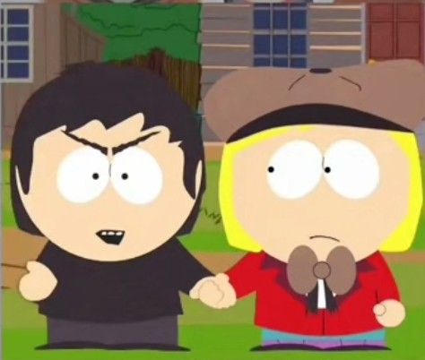 South Park Damien x pip dip Holding Hands Drawing, Damien Thorn, South Park Game, Evil Children, Goin Down, South Park Funny, Take Me To Church, South Park Fanart, Adventure Time Art