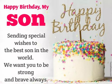 100+ Happy birthday wishes for son in english | Birthday status for son | Birthday quotes for son. - YourSelfStatus Bday Wishes For Son, Birthday Wishes For My Son, Birthday Prayer For Son, Birthday Cake For Son, Happy Birthday My Son, Birthday My Son, New Year Animation, Wife Birthday Quotes, Prayer For Son