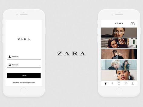 Zara. Mobile app redisign. Apps To Buy Clothes, Zara App, Fashion Apps, Online Shopping Apps, Shopping Apps, Buy Clothes Online, Mango Fashion, Fashion App, Clothing Stores