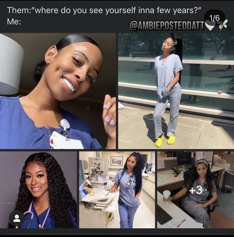 Nursing Tweets, Black Nurses Goals, Nurse Goals, Nurse Bae, Nursing School Inspiration, Nursing Goals, Nursing Motivation, Dream Life Goals, Black Nurse