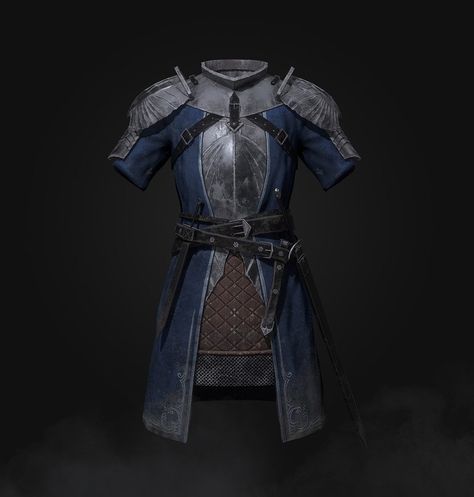 ArtStation - Medieval Knight, S2 H1 Armor Medieval, Cloth Armor, Dnd Armour, Knight Armour, Medevil Knight Armor, Blue Knight, Knight Armor Design Male, Knight Cosplay, Medieval Concept Art