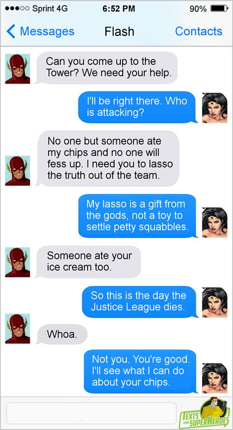 Don't piss off Wonder Woman😂 Justice League Funny, Superhero Texts, Superhero Memes, Batman Funny, Dc Memes, Dc Movies, Comics Memes, Detective Comics, It Goes On