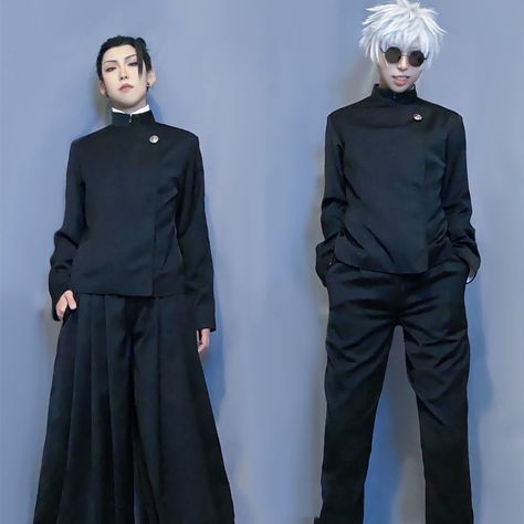 Getou Suguru Gojo Satoru, Gojo Satoru Cosplay, Jujutsu Kaisen Cosplay, Costume Themes, Anime Costumes, Gojo Satoru, Japanese Anime, Jujutsu Kaisen, Halloween Christmas