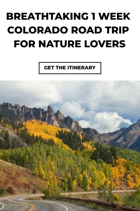 Explore the enchanting wonders of Colorado on a week-long road trip, perfect for nature enthusiasts. From stunning mountain landscapes to picturesque sights, this Colorado road trip itinerary has got you covered. Tailored for families, our tips ensure a safe and memorable journey through the Centennial State's most magical destinations. Plan your days wisely with our expertly curated guide and maximise your Colorado adventure at familyroadtrip.co Colorado Road Trip Itinerary, Road Trip Colorado, Us Family Vacations, Vacation In Colorado, Colorado Family Vacation, Colorado Road Trip, Grand Canyon West, Places In Colorado, Colorado Travel Guide