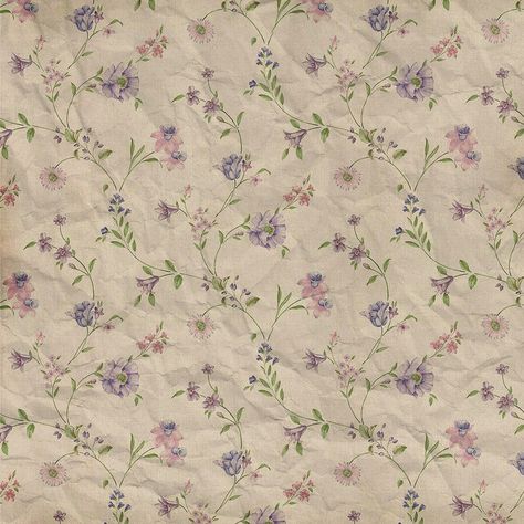 Scrapbook Design Printables, Purple Vintage Background, Small Flower Background, Purple Vintage Aesthetic, 1800 Wallpaper, Small Flower Wallpaper, Flower Aesthetic Background, Aesthetic Floral Background, Floral Background Aesthetic