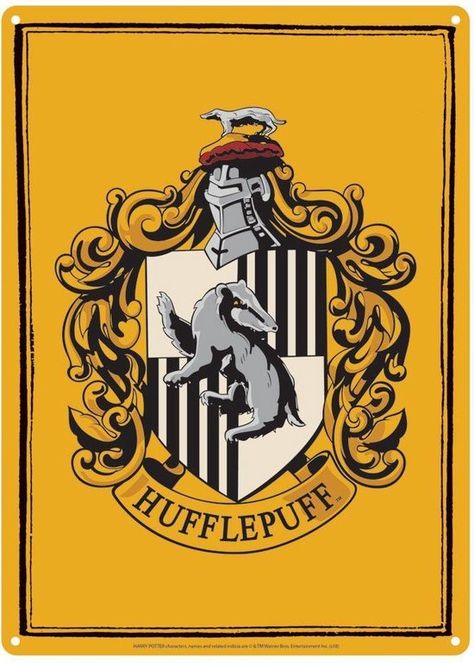 Posters Harry Potter, Hufflepuff Wallpaper, Poster Harry Potter, Harry Potter Logo, Hufflepuff Aesthetic, Harry Potter Wall, Gryffindor Crest, Harry Potter Background, Harry Potter Poster