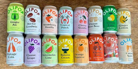 I tried all the flavors of Olipop prebiotic soda I could find and ranked them from worst to best Olli Pop Soda, Poppy Drink, Olipop Soda Mocktail, Poppy Soda, Oli Pop, Preppy Drinks, Olipop Soda, Poppi Soda, Prebiotic Soda