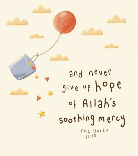 Islamic Cute Quotes, Islamic Doodles, Islamic Illustration, Inspirational Quotes Background, Short Islamic Quotes, Ayat Quran, Self Inspirational Quotes, Cute Images With Quotes, Postive Life Quotes