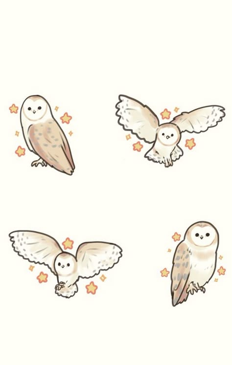 Magical illustrations of woodland adventures with various animals, perfect for storytelling. Whimsy Art Illustration, Owl Doodle Cute, Barred Owl Drawing, Owl Cute Drawing, Baby Owl Drawing, Cute Birds Drawing, Cute Winter Drawings, Owls Aesthetic, Owls Illustration