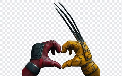 Deadpool and Wolverine Valentines Deadpool And Wolverine Heart, Deadpool And Wolverine Logo, Deadpool And Wolverine Tattoo, Deadpool Hand, Wolverine Images, Deadpool Design, Deadpool Png, Wolverine And Deadpool, Wolverine Tattoo