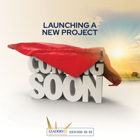 Get ready to be a part of something big! Leaders 92 is gearing up to unveil their latest project, and you won't want to miss out. Stay tuned for updates and be the first to know about this exciting new venture. Contact us Today. UAN 0331 000 92 92 Expanding Your Dreams #ComingSoon #LuxuryLiving #RealEstate New Project Launch Real Estate, Tiles Creative Ads Poster, Did You Know Creative Ads, Opening Soon Creative Ads, Realestate Creative Ad, Stay Tuned Design, Real Estate Banner, Church Media Design, Real Estate Advertising