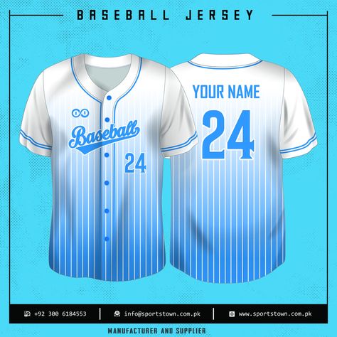 New sportswear sublimated baseball jersey with customized design and logos. We are pleased to inform you that we are a professional manufacturer and supplier having complete range of custom designs of sportswear, teamwear, outerwear, sublimated garments, Bags, and accessories. We are looking for new customers who need a reliable supplier for their own custom designs. If you are interested, please contact us for more details. How we work and satisfy our customers in reality; ⠀⠀⠀ 👉 Designing ... Softball Jerseys Designs, Softball Jerseys, Team Wear, Jersey Design, Bags And Accessories, Baseball Jersey, Baseball Jerseys, Softball, Professions