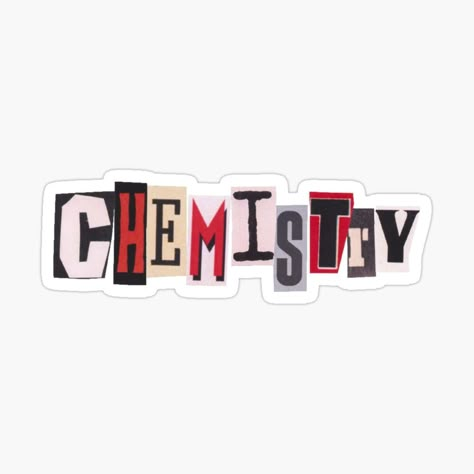 Cute Chemistry Stickers, Chemistry Stickers Printable, Chemistry Header, Chemistry Stickers Aesthetic, Assignment Cover Page Ideas Aesthetic, Chemistry Stickers, Subject Stickers, Chemistry Aesthetic, School Stickers Labels