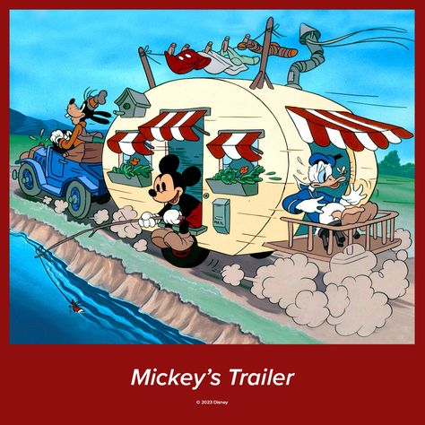 Disney Lovers! • Instagram Disney Animation Art Sketches, Caravan Pictures, Fort Wilderness Disney, Camper Art, Mgm Studios, Fort Wilderness, Vintage Caravans, Mouse Cartoon, Minnie And Mickey