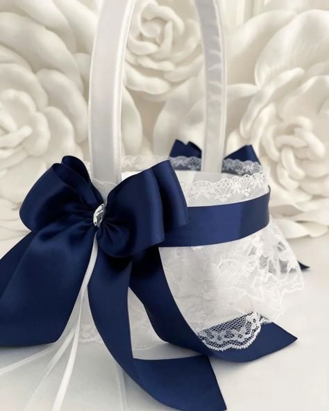 Excited to share the latest addition to my #etsy shop: Navy Blue Wedding Set, Flower Girl Basket and Ring Bearer Set, Wedding Ring Pillow, Cake Server & Knife Set, Bridal Garter Belt, Bridal Gift https://etsy.me/4cmiPWQ #navywedding #weddingdecor #navybluewedding #ringbearerpillow #weddingringpillow #pillowforrings #flowergirlbasket #weddingbasket #giftforflowergirl #weddingaccessories #wedding #bride #weddings #bridetobe #weddinginspo #bride #navyweddingcake #navyweddingideas #somethingblue... Navy Blue Basket, Blue Ring Box Wedding, Blue Wedding Ring Box, Flower Girl Basket Blue And White, Wedding Cake Navy, Wedding Garter Blue, Navy Blue Flowers, Ring Pillow Wedding, Ring Pillow