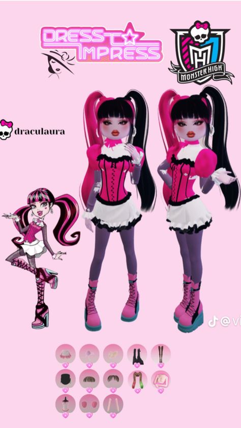 Dress To Impress Skin Tone Codes, Dress To Impress Ideas Roblox Game, Monster High Dress To Impress, Stylish Mom Outfits, Monster High School, Fancy Dress Code, Dti Hacks, Dti Ideas, Dti Fits