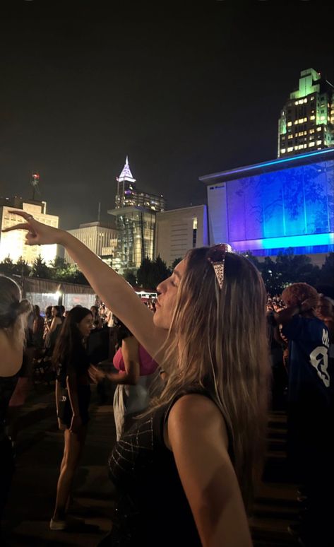 downtown raleigh in the background Downtown Raleigh, At Night, Concert