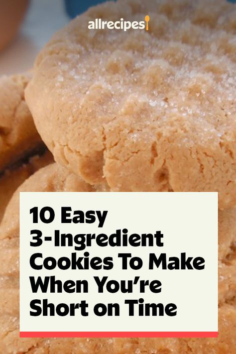 Fast And Easy Cookies Recipes, Shortbread Cookies Easy 3 Ingredients, Fast Cookies 3 Ingredients, Dessert Recipes With Few Ingredients, Easy Homemade Desserts 2 Ingredients, Fast Easy Cookie Recipe, Cheap Cookies To Make, Fast And Easy Cookies, Quick Easy Cookies 3 Ingredients