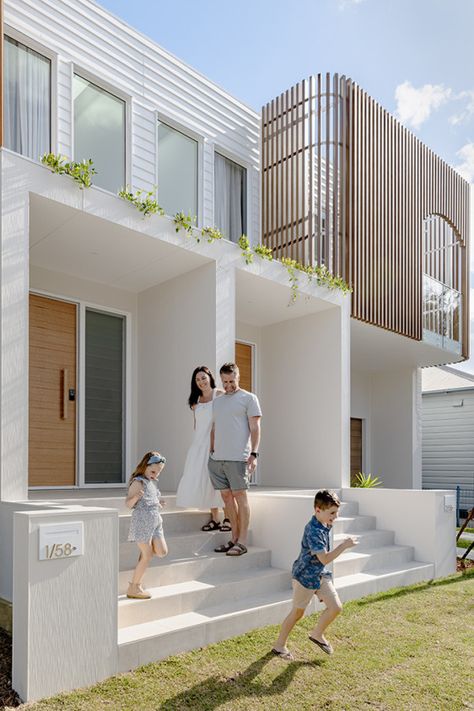 James Hardie Cladding, Brushed Concrete, Concrete Cladding, Cement Panels, Wall Cladding Panels, Modern Mediterranean, James Hardie, Cladding Panels, Texture Wall