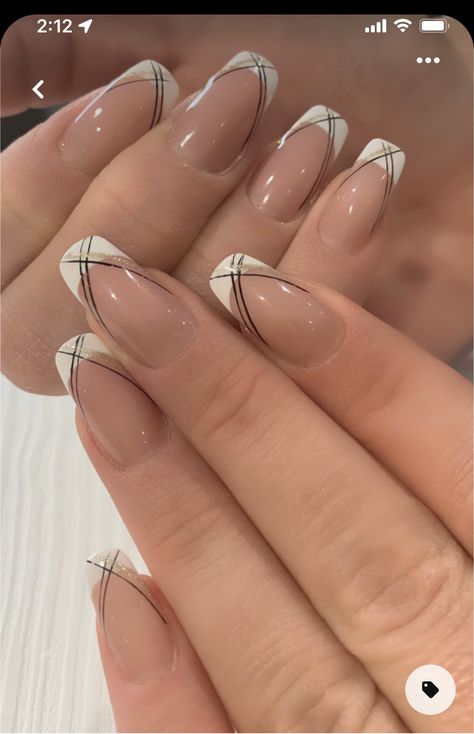 French Navy Nails, Fancy French Manicure Classy, French Nail Designs 2023, French Nail Art Designs Classy, Stylish Nails 2023, Fancy French Tip Nails, Unique French Manicure, Nails Trend 2023, Glitter French Nails