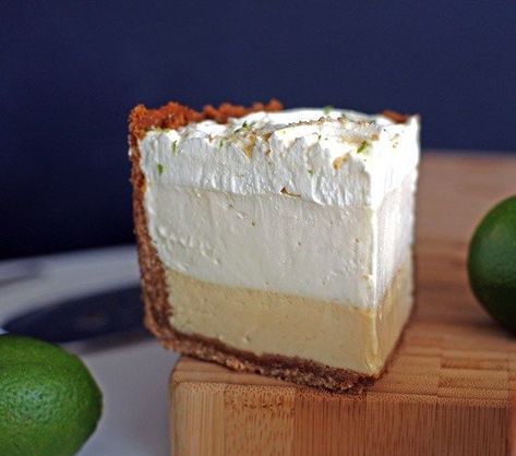 Triple Key Lime Pie in a Cinnamon Brown Sugar Crust | The Sugar Sand Box | Bloglovin’ Triple Layer Key Lime Pie, Triple Key Lime Pie, Key Lime Whipped Cream, Cinnamon Graham Cracker Crust, Key Lime Desserts, Lime Desserts, Keylime Pie Recipe, Cinnamon Brown, Sweet Pie