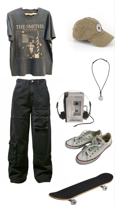 Outfit Boards Aesthetic Men, Men Fashion Board, Male Outfit Collage, Aesthetic Clothes Men Vintage, Men Outfit Collage, Male Outfit Board, Men Outfit Board, The Smiths Inspired Outfit, 2008 Aesthetic Fashion