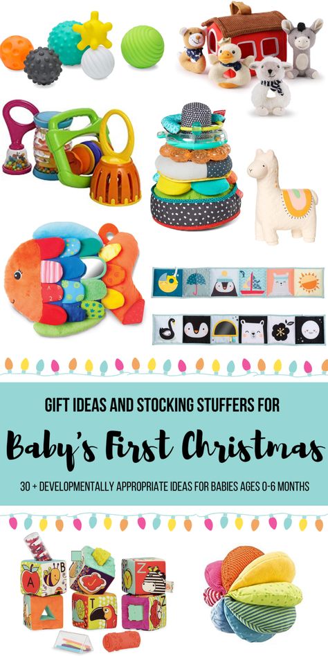 Newborn Stocking Stuffers, 6 Month Old Gifts, Christmas Presents For Babies, Newborn Christmas Gifts, 2 Month Old Baby, 5 Month Old Baby, Christmas Tips, 7 Month Old Baby, Baby's First Christmas Gifts